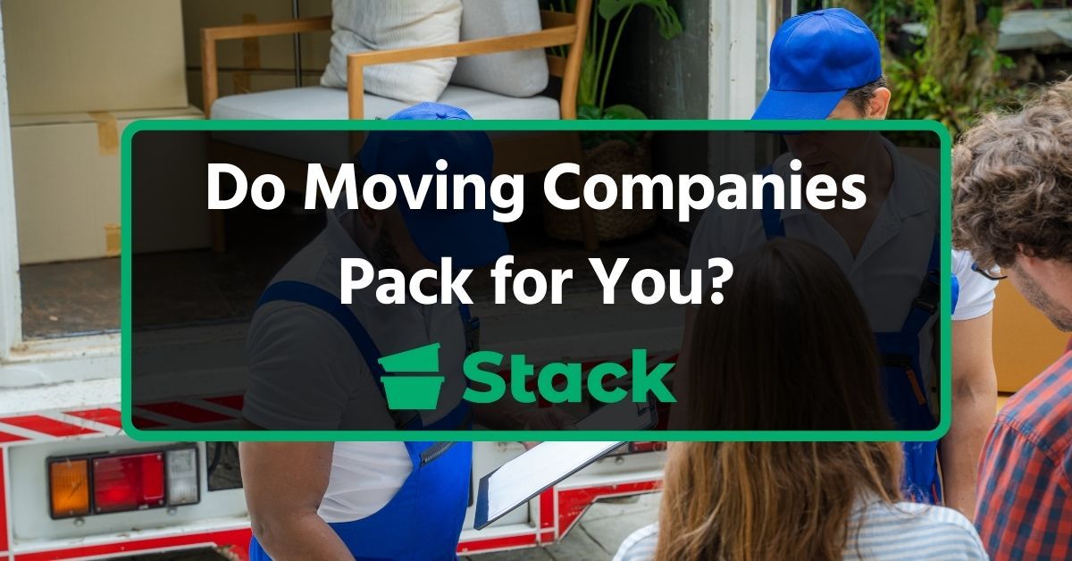 Do Moving Companies Pack for You?