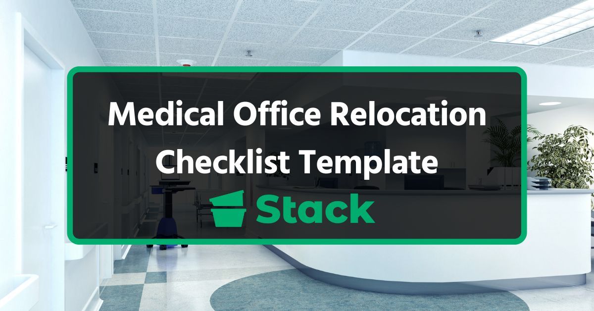 medical office relocation checklist template
