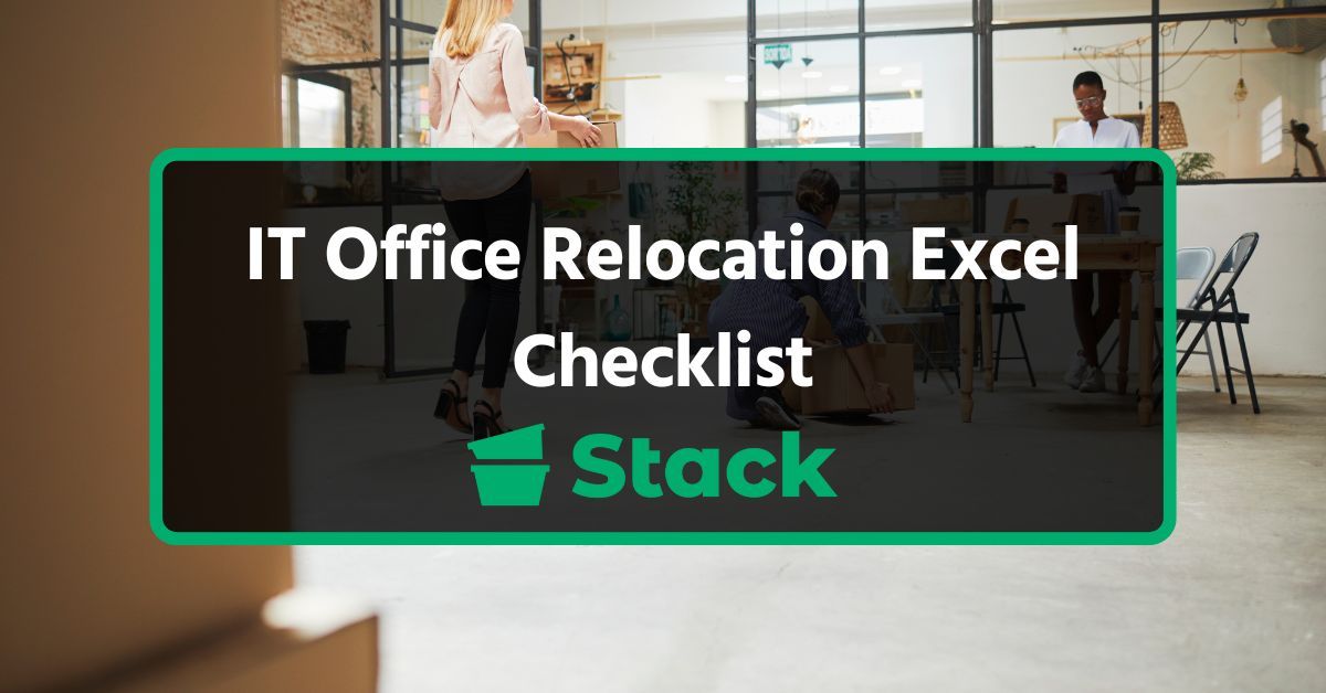IT Office Relocation Excel Checklist