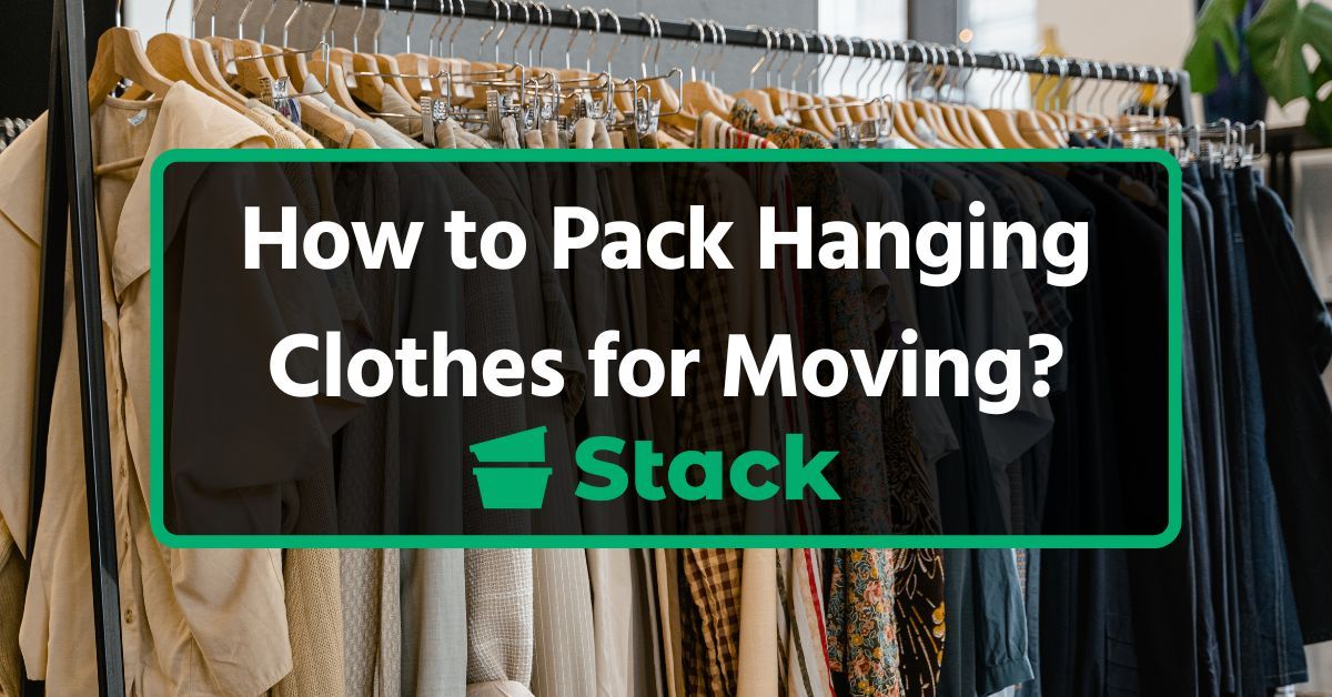 How to Pack Hanging Clothes for Moving?
