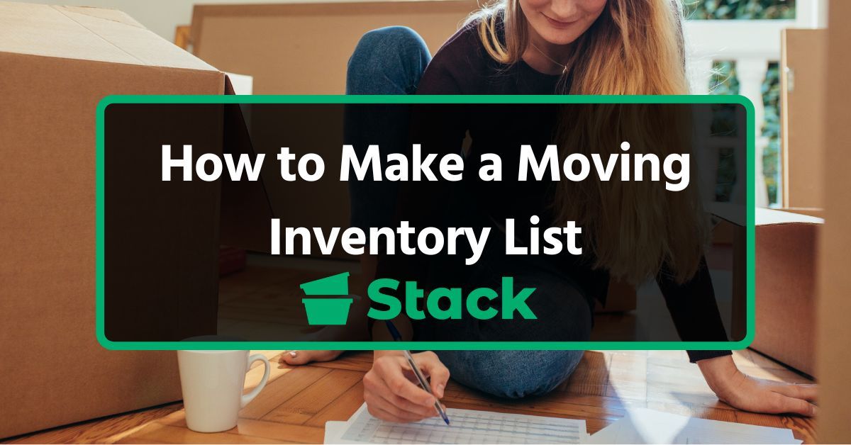 How to Make a Moving Inventory List
