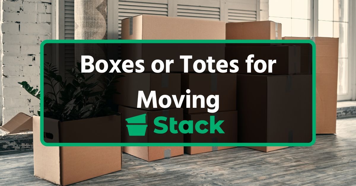 Boxes or Totes for Moving