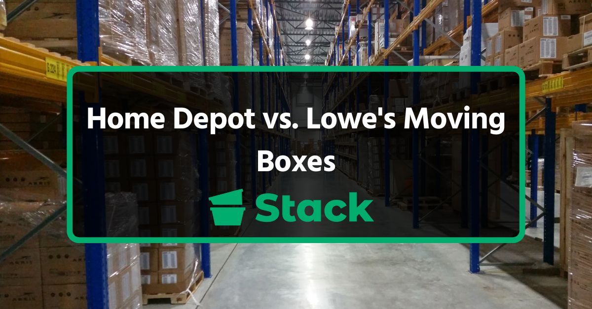Home Depot vs. Lowe's Moving Boxes