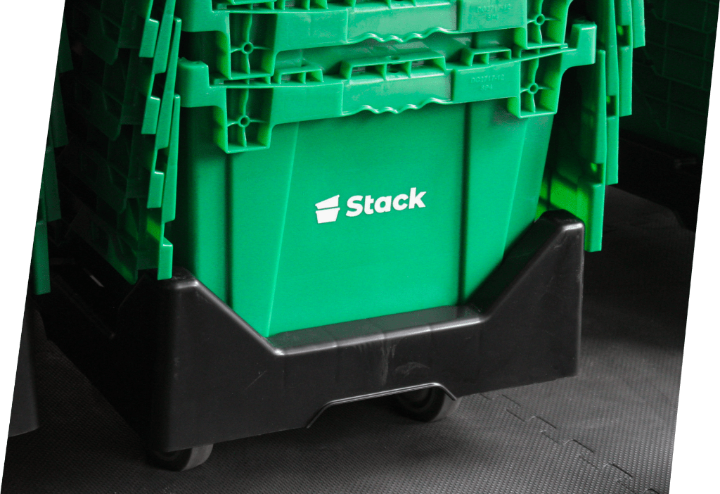 Our plastic moving bins for rent in New York