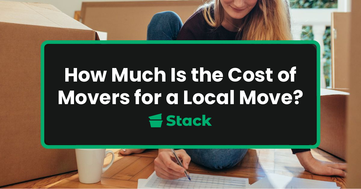How Much Is the Cost of Movers for a Local Move?