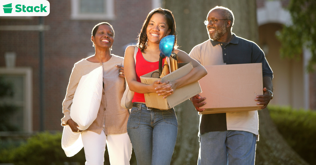 College moving boxes - Stack Moves