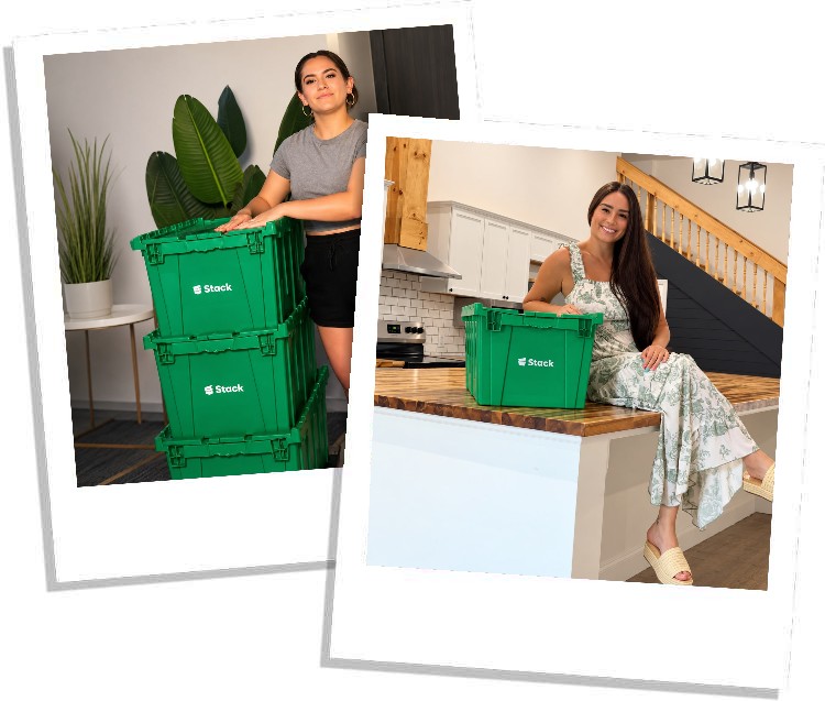 Stack moving boxes for rent in Concord