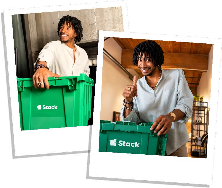 Stack moving boxes for rent in Fort Myers