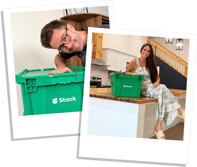 Stack moving boxes for rent in Gaston County