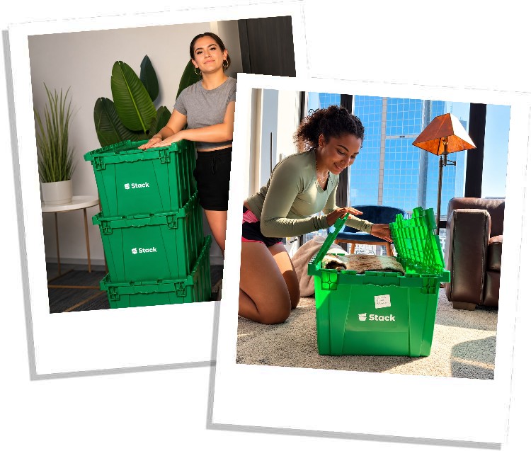 Stack moving boxes for rent in Hayward