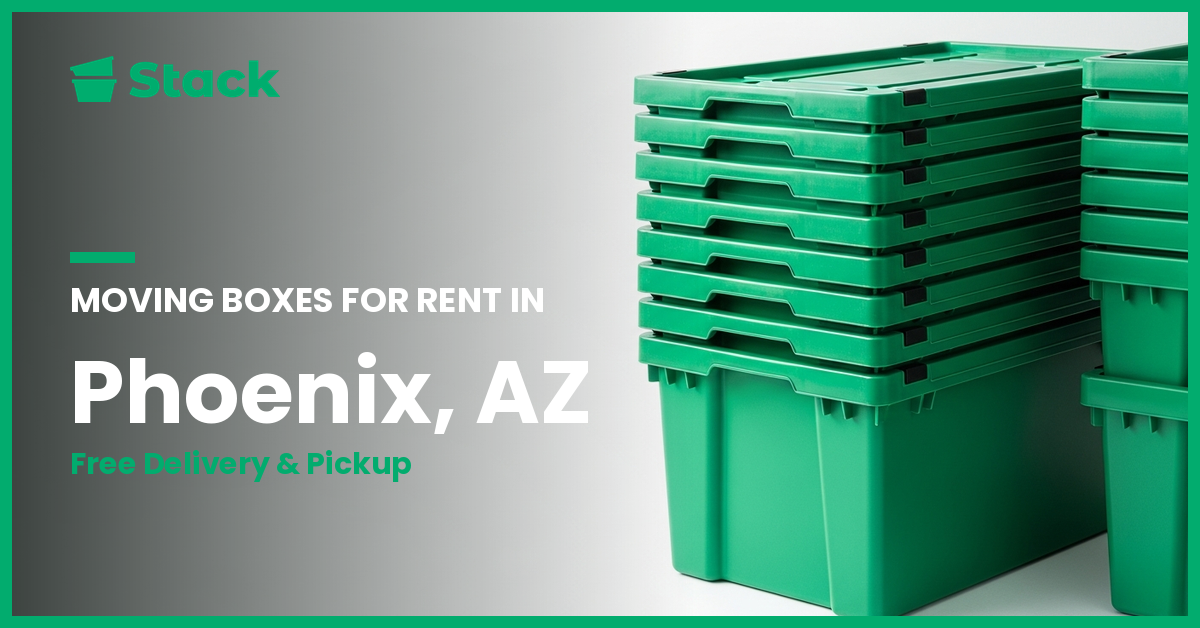 Moving boxes for rent in Phoenix, AZ