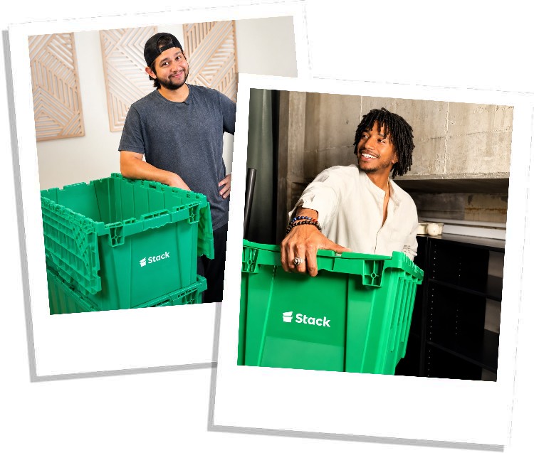 Stack moving boxes for rent in Palm Beach