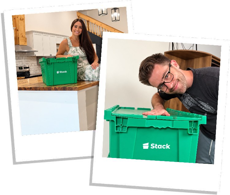 Stack moving boxes for rent in Pima County