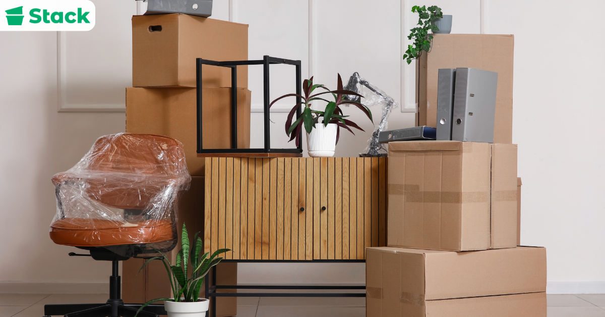 Moving Boxes - stack moves